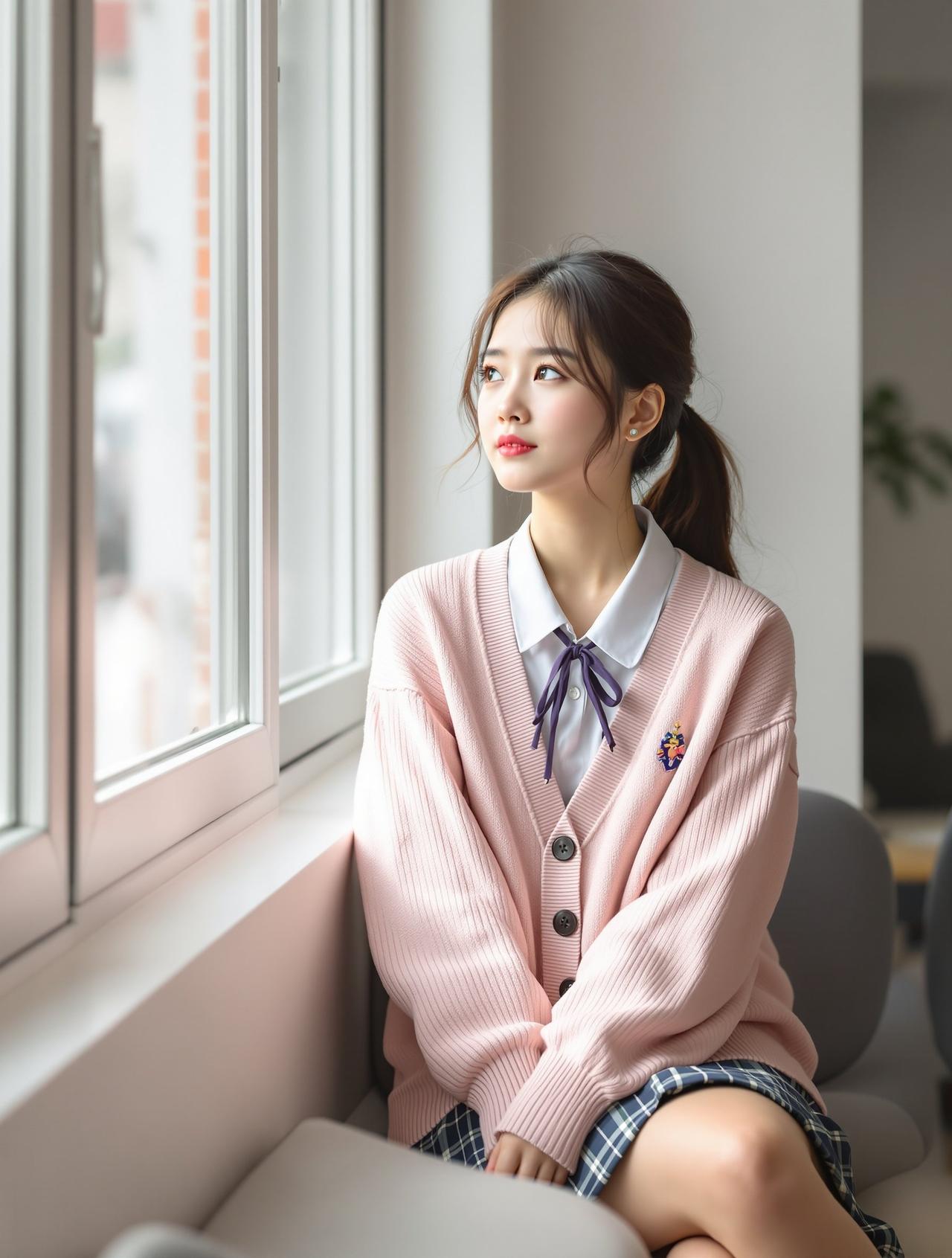 课间小憩 - 陈梦琪 - cos图JK制服写真